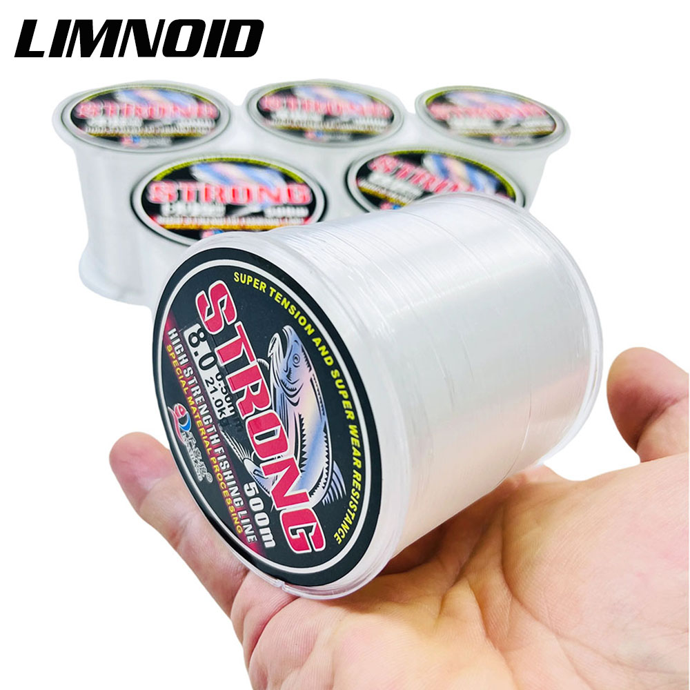 Fluorocarbon Line - ลิมนอยด์ 100/500M สายตกปลาฟลูออโรคาร์บอนวัสดุจากญี่ปุ่น สายโมโนฟิลาเมนต์ลายพราง 3.8-21 กก.