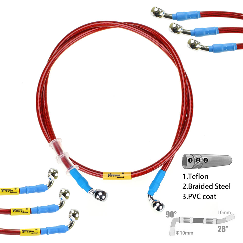 Braided Line - สายเบรคไฮดรอลิก DOT Line ขนาด 400 มม.-2400