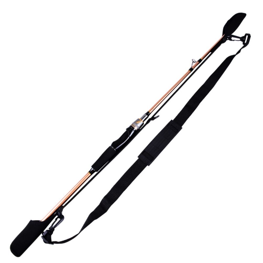 Fishing Line Spool - กระเป๋าเก็บคันเบ็ดแบบปรับได้ สายสะพายคันเบ็ดแบบพกพา สายคาดคันเบ็ด ตัวป้องกันสายคาดคันเบ็ด อุปกรณ์ตกปลา