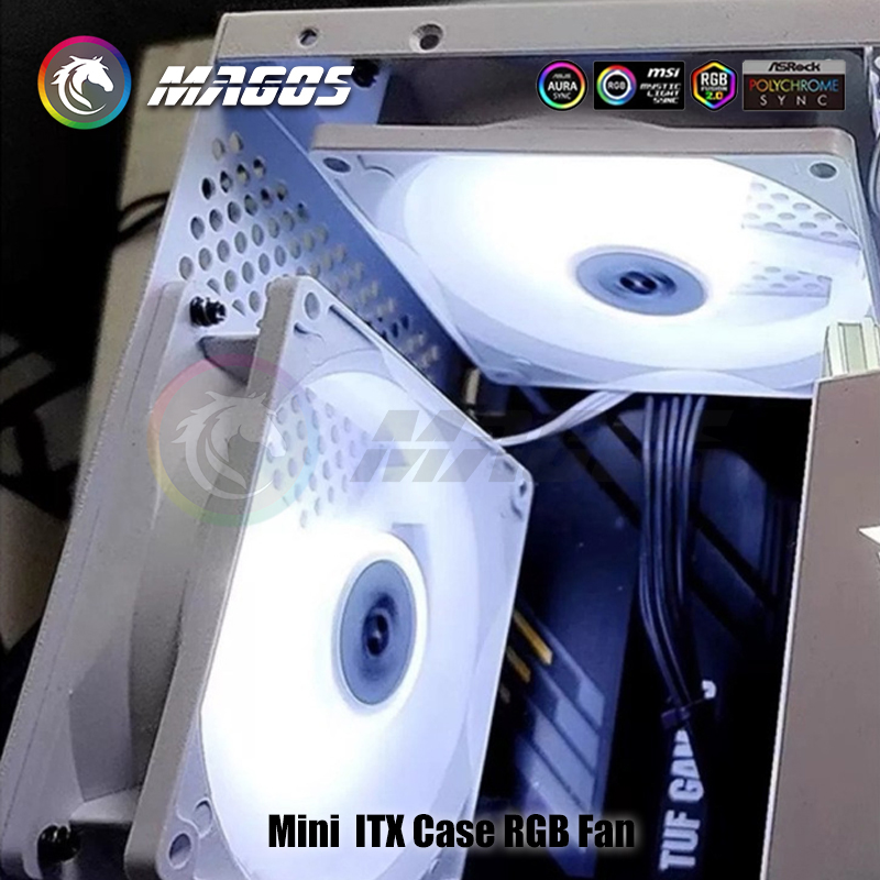 Mini ITX กรณี ARGB พัดลม 8 ซม. - Fly Line บทวิจารณ์และราคา