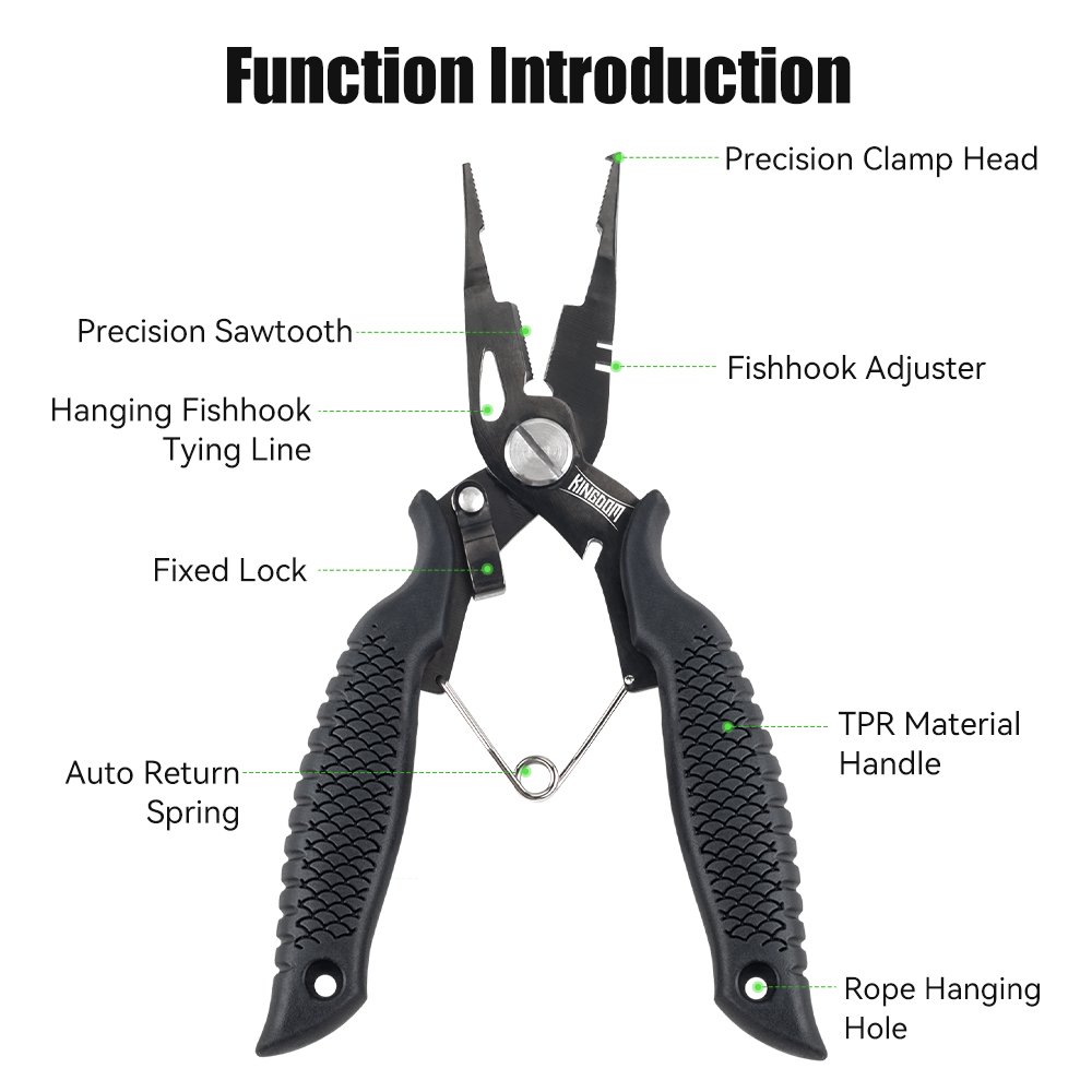 Kingdom คีมตกปลามัลติฟังก์ชั่แ - Fishing Line Cutter บทวิจารณ์และราคา
