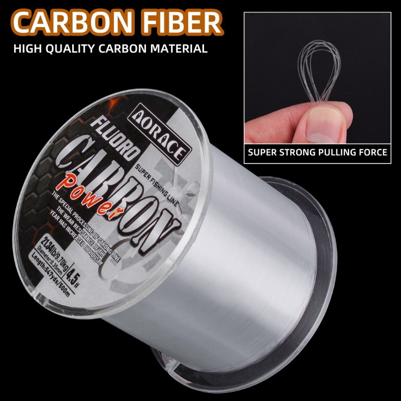 สายตกปลาฟลูออโรคาร์บอน 500 เมต - Fluorocarbon Line บทวิจารณ์และราคา
