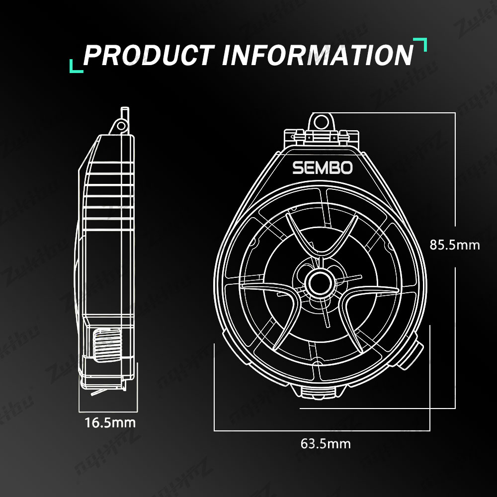 กล่องเก็บสายตกปลา ZUKIBO รุ่น  - Fishing Line Box บทวิจารณ์และราคา