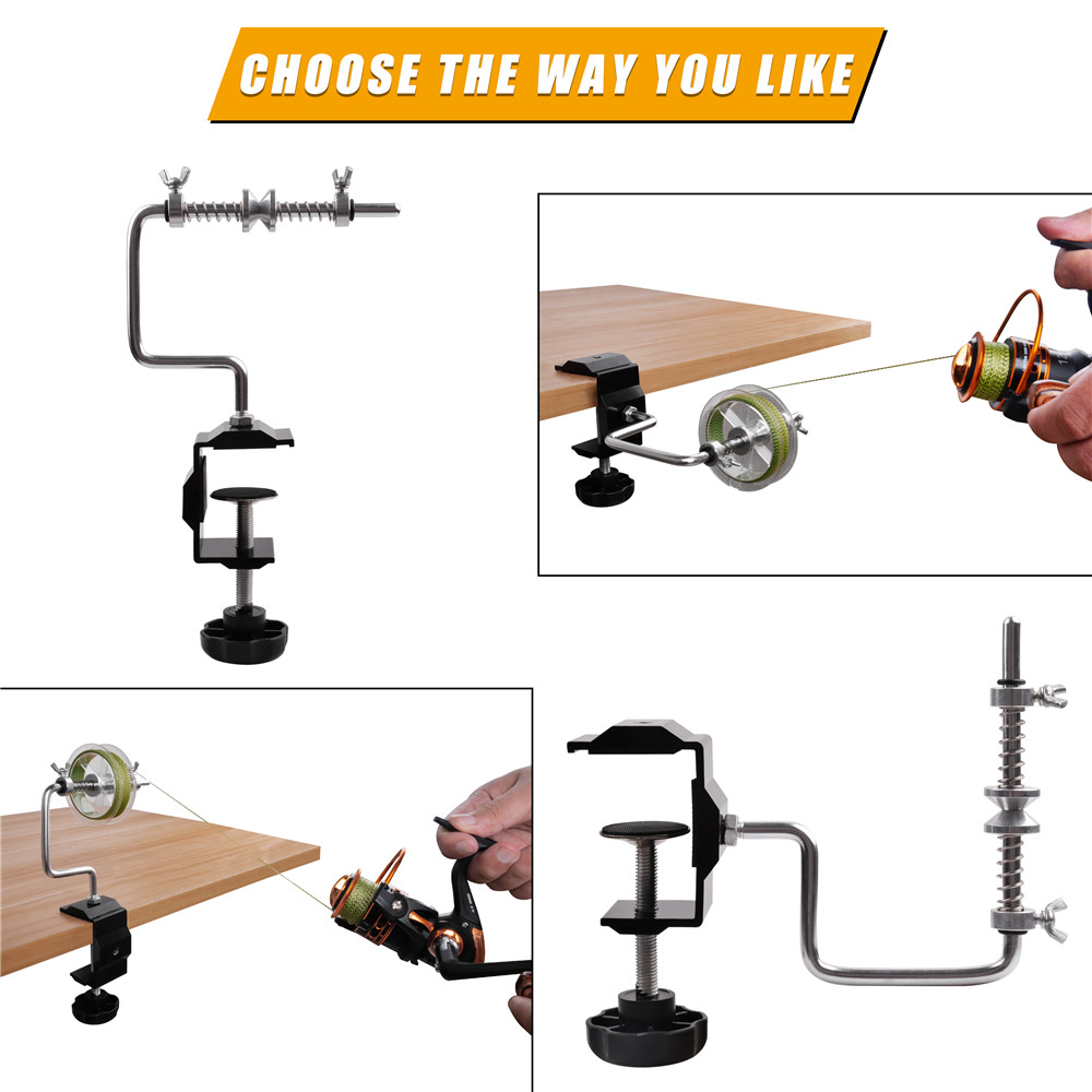 แบบพกพาสายตกปลา Winder พร้อม C - Fishing Line Dispenser บทวิจารณ์และราคา