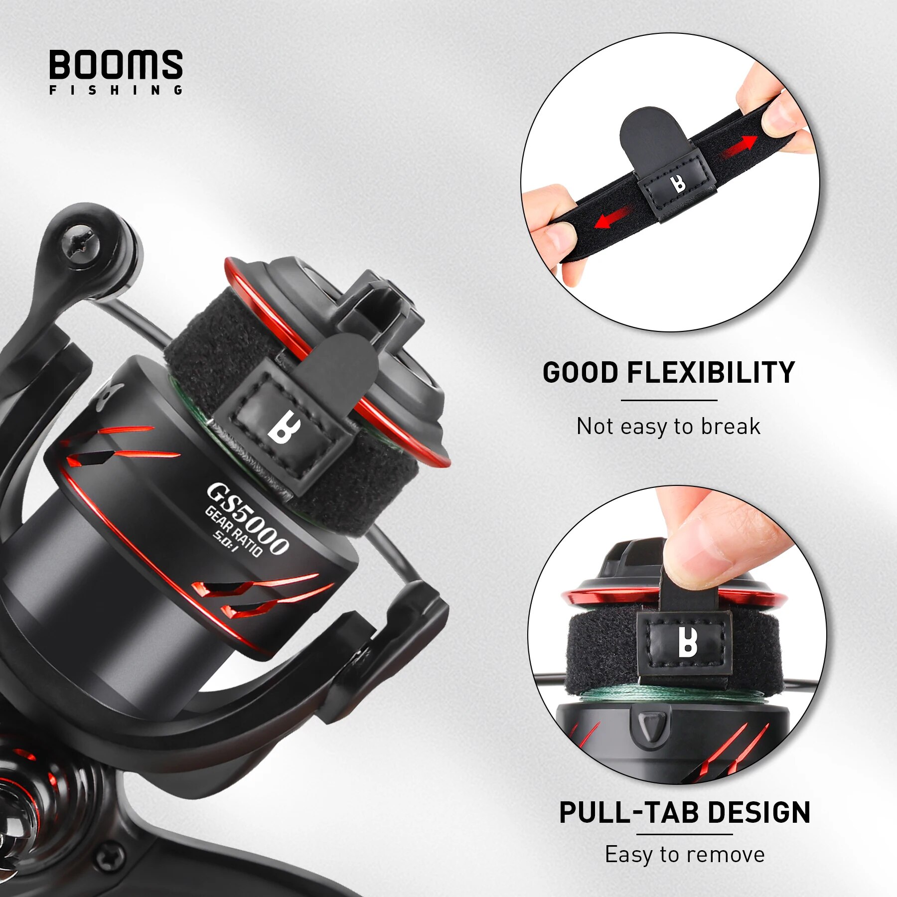 Booms SB1ตกปลา4ชิ้นรอกสปินนิ่ง - Fishing Line Box บทวิจารณ์และราคา